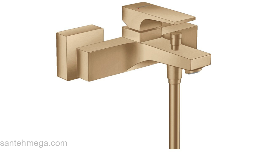 Смеситель для ванны Hansgrohe Metropol 32540140 бронза. Фото