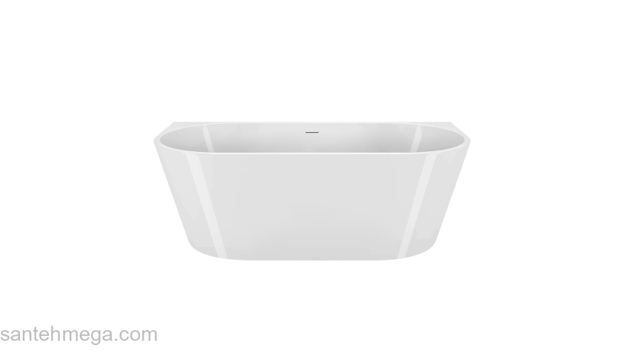 Ванна акриловая пристенная BELBAGNO BB710-1700-800. Фото