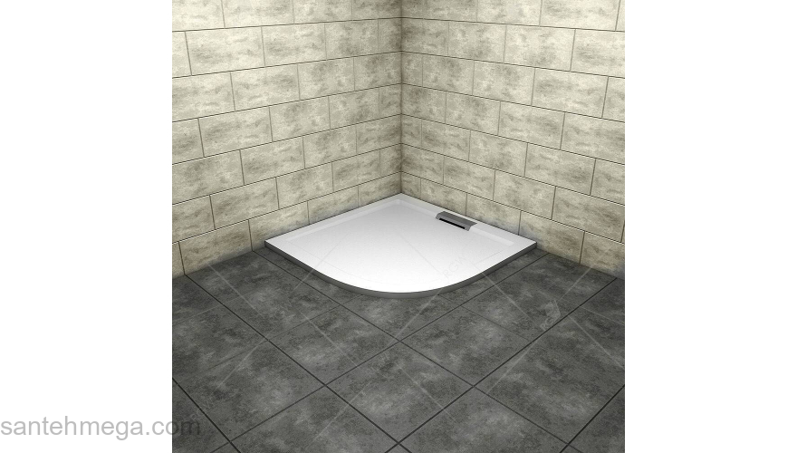 Душевой поддон полукруглый RGW GWS-31 100х100 03150400-01. Фото