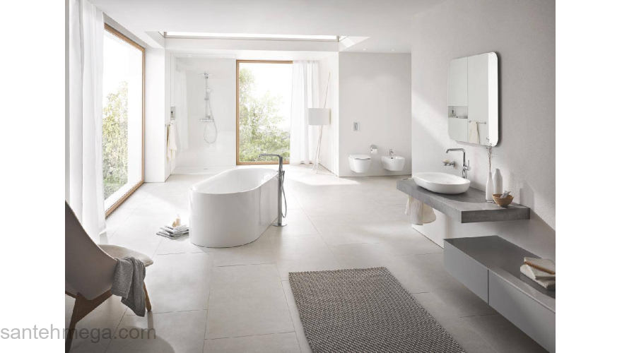 Смеситель для ванны GROHE Essence+ 23491001. Фото