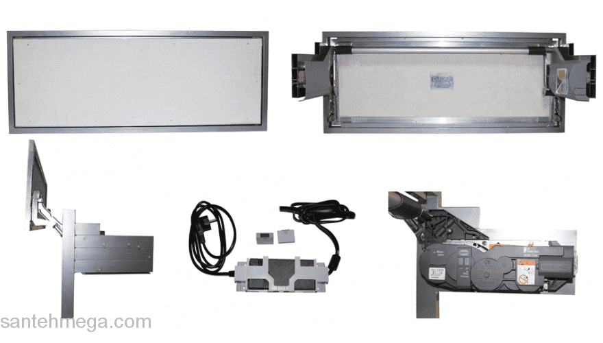 Люк ревизионный под плитку LYUKER LBE 40/40. Фото