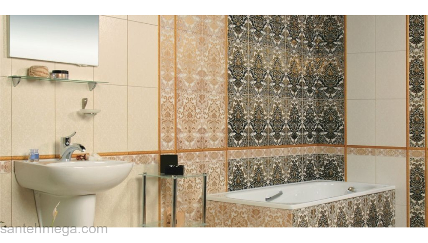 Керамин Вставка Органза 4 275х400 бежевый