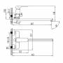 Смеситель для ванны IDDIS Eclipt ECLSBL2i10. Фото
