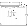 Раковина GEBERIT Renova NR.1 Plan мебельная 80x48 122800000. Фото