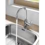Смеситель ROCA L20 для кухни A5A8409C0M. Фото