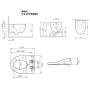 Унитаз подвесной с электронной крышкой-биде AM.PM Awe C111739SC. Фото
