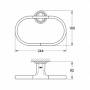 Полотенцедержатель GROHE Ondus 40379000 для ванной комнаты. Фото