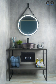 Раковина накладная GID D1315h107 41х41 53332 Цветной. Фото