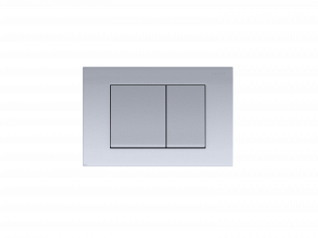 Панель смыва AQUATEK  Хром матовая KDI-0000011. Фото