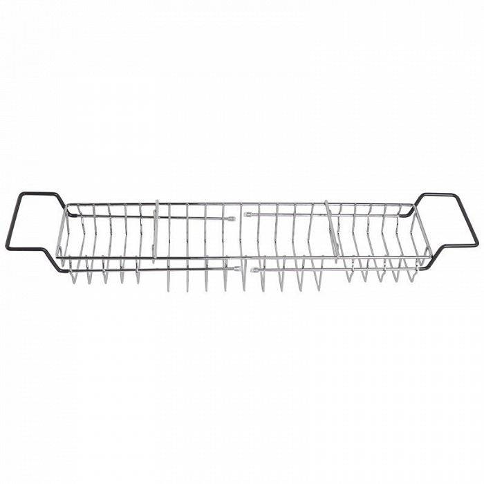 Полка между бортов ванны проволока стальная 02 Milardo 102W000M44 для ванной комнаты. Фото