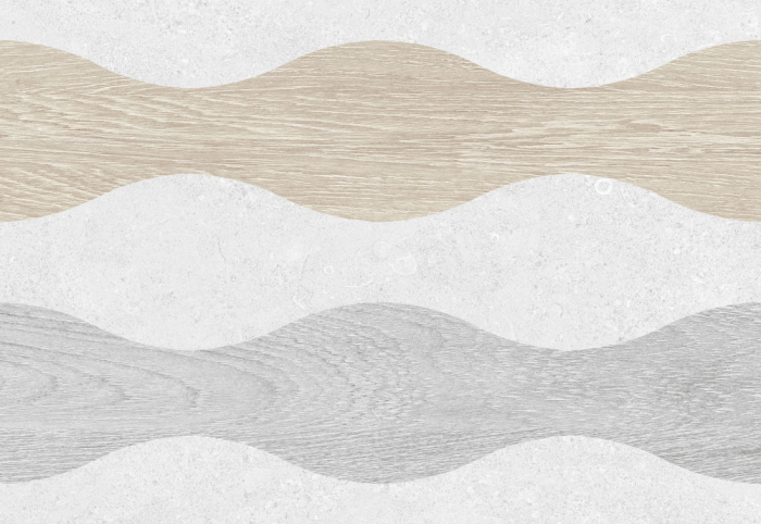 Керамин Плитка облицовочная Киото 1Д 275х400 декор волны