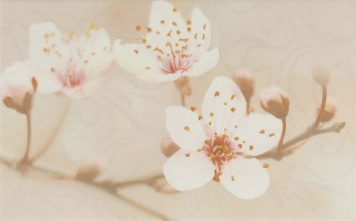 Unitile 010301001873 Декор Сакура 250х400 коричневый 02