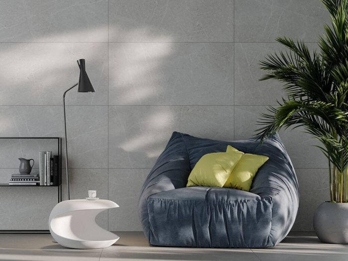 KERRANOVA K-2203/LR Керамический гранит Skala 600x1200х11 темно-серый. Фото