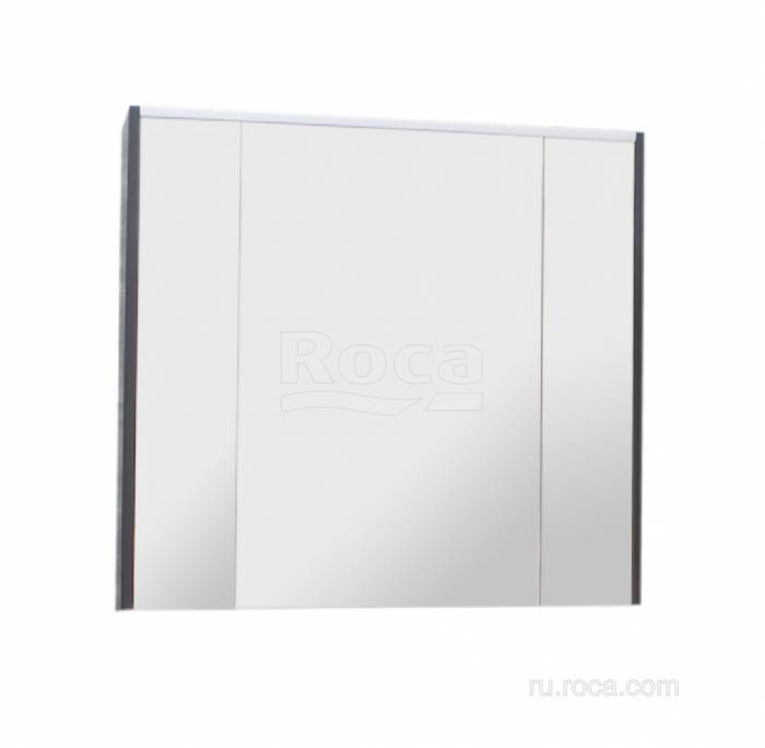 Зеркальный шкаф ROCA Ronda 70 белый глянец/антрацит ZRU9302969. Фото