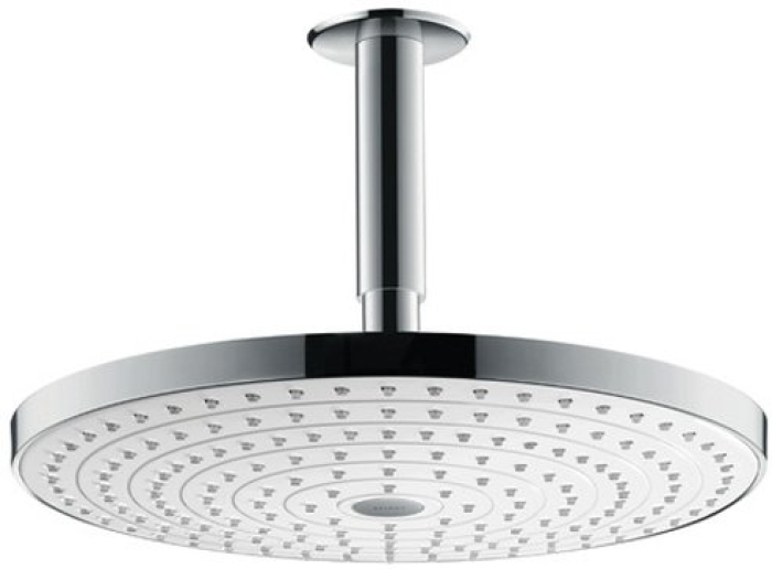 Верхний душ Hansgrohe Raindance Select 300 2jet белый/хром 27337400. Фото