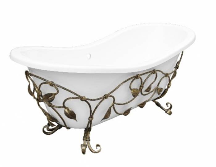 Кованая подставка для ванны ЭСТЕТ Бостон В. Фото