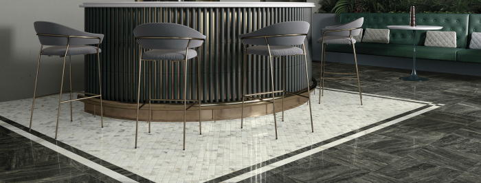 COLISEUMGRES 610010002116 Керамический гранит Флоренция 450х900 черный. Фото