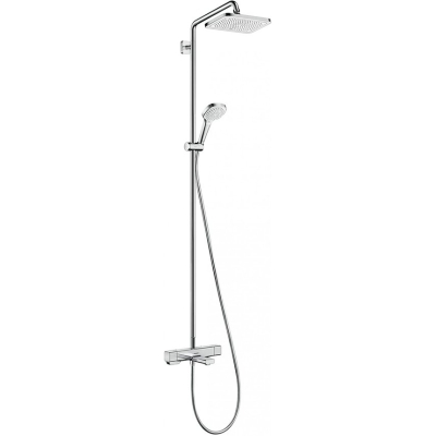 Душевая стойка Hansgrohe Showerpipe 280 1jet с термотатом для ванны 27687000. Фото