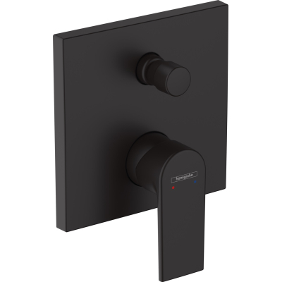 Смеситель для ванны Vernis Shape Hansgrohe 71468670, матовый черный. Фото