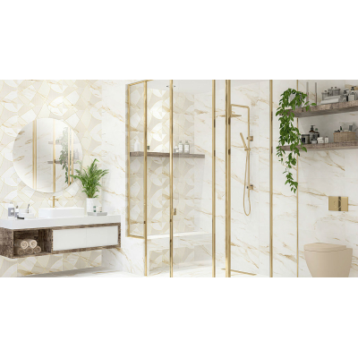 Azori 587912002 Декор Calacatta Royal 315х630 vitrage