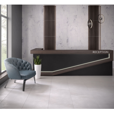 Gracia Ceramica 010400000739 Керамический гранит Inverno 600х1200 premium white. Фото