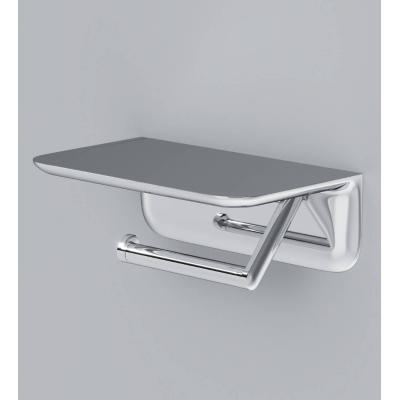 Держатель для туалетной бумаги с полкой AM.PM Sensation A30341500 для ванной комнаты. Фото