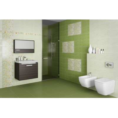 Unitile 010301001893 Декор Сакура 250х400 зелёный 01