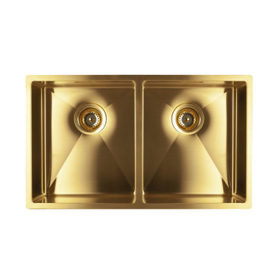 Мойка нерж. сталь универсального монтажа матовое золото 745*440  Edifice IDDIS EDI75B2i77. Фото