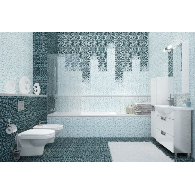 CERSANIT GL7H221 Спецэлемент стеклянный Glass 40х350 сиреневый