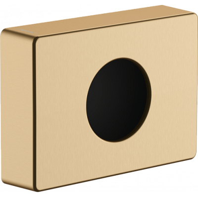 Держатель гигиенических пакетов AddStoris Hansgrohe 41773140, шлифованная бронза для ванной комнаты. Фото