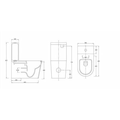 Унитаз напольный SSWW CT2046. Фото