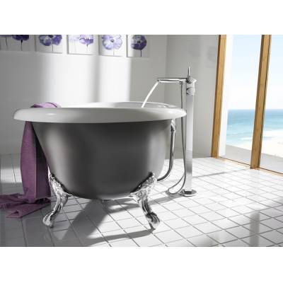 Ванна чугунная ROCA Newcast-Grey 170х85 233650000. Фото