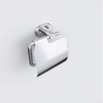 Держатель для туалетной бумаги с крышкой AM.PM Sense A74341400 для ванной комнаты. Фото