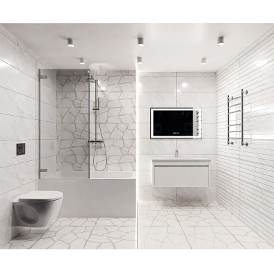 Керамин Плитка облицовочная Канцоне 7Д 300х900 декор белый