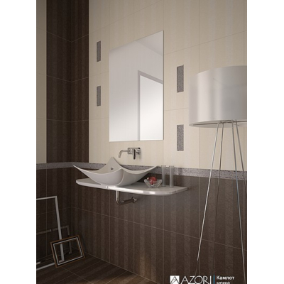 Azori 582542002 Декор Камлот 278х405 мокка эйша