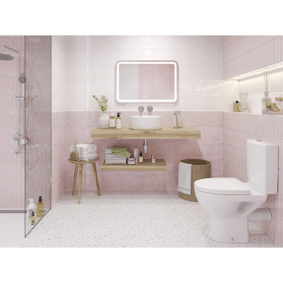 CERSANIT PDG012D Плитка облицовочная Pudra 200х440 бежевый рельеф. Фото