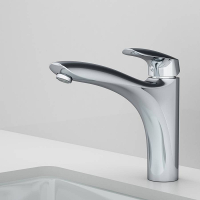 F5300032 Bliss L, смеситель для кухни, излив 195 мм, хром, шт AM.PM Bliss L F5300032. Фото