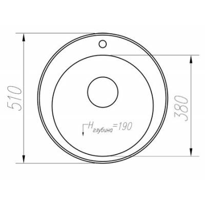 Кухонная мойка TOLERO R-108. Фото