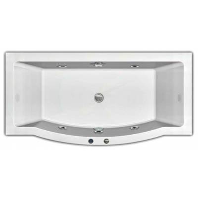 Ванна АКВАТЕК Гелиос 180х90 с гидромассажем. Фото