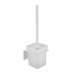 Ерш матовое стекло сплав металлов Slide белый матовый IDDIS SLIWTG0i47 для ванной комнаты. Фото