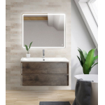 Тумба под раковину подвесная BELBAGNO ALBANO-1200-2C-SO-RNG Rovere Nature Grigio. Фото