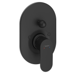 72449670 HANSGROHE Rebris S смеситель для ванны (внешняя часть), матовый черный 72449670 HANSGROHE Rebris S смеситель для ванны (внешняя часть), матовый черный. Фото