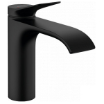 Vivenis Смеситель для раковины, однорычажный, 110 без сливного гарнитура 75022670, матовый черный. Фото