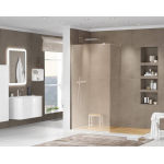 Душевая перегородка CEZARES Liberta LIBERTA-L-1-80-BR-Cr