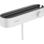 24360700 HANSGROHE ShowerTablet Select 400 термостатический смеситель для душа, матовый белый 24360700 HANSGROHE ShowerTablet Select 400 термостатический смеситель для душа, матовый белый. Фото