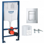 Инсталляция для подвесного унитаза 3 в 1 GROHE Rapid SL Solido 39501000 Инсталляция для подвесного унитаза 3 в 1 GROHE Rapid SL Solido 39501000. Фото
