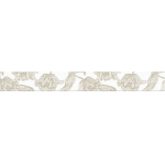 Azori 585081001 Бордюр Mallorca 75х630 beige floris Azori 585081001 Бордюр Mallorca 75х630 beige floris