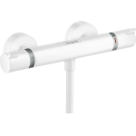 Термостат для душа Hansgrohe Ecostat Comfort, внешнего монтажа 13116700, белый матовый Термостат для душа Hansgrohe Ecostat Comfort, внешнего монтажа 13116700, белый матовый. Фото