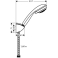 Душевой набор Hansgrohe Crometta 85 Vario/Porter'C 27559000. Фото