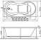 Ванна RELISAN Lada 130x70. Фото